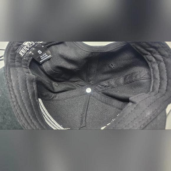 KnuckleHeads Little Threads USA BW Flag Snap Back Trucker Hat Toddler Size Small - Picture 13 of 16